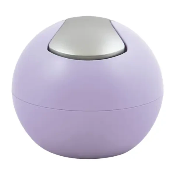 Spirella BOWL MATT mini výklopný odpadkový kôš 1 L matný fialový / plast (7610583211293)