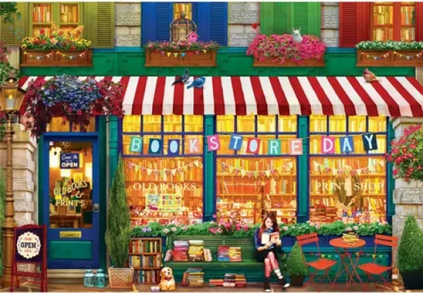 EUROGRAPHICS Puzzle Staré kníhkupectvo