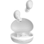 QCY T16 biela / BT slúchadlá do uší s mikrofónom / Bluetooth 5.2 / s dobíjacím boxom (T16 white)