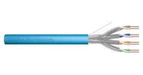 Inštalačný kábel Cat.6A U/FTP modrá / Kábel / drôt AWG 23/1 / LSOH / Dca / 50 m (DK-1624-A-VH-05)