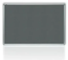 2x3 Filcová tabuľa v hliníkovom ráme 120x180 cm sivá (5907636702146)