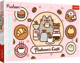 Trefl Puzzle Pusheen v kaviarni