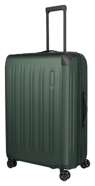 Veľký škrupinový kufor na kolieskach Travelite Dynamiic L exp Green