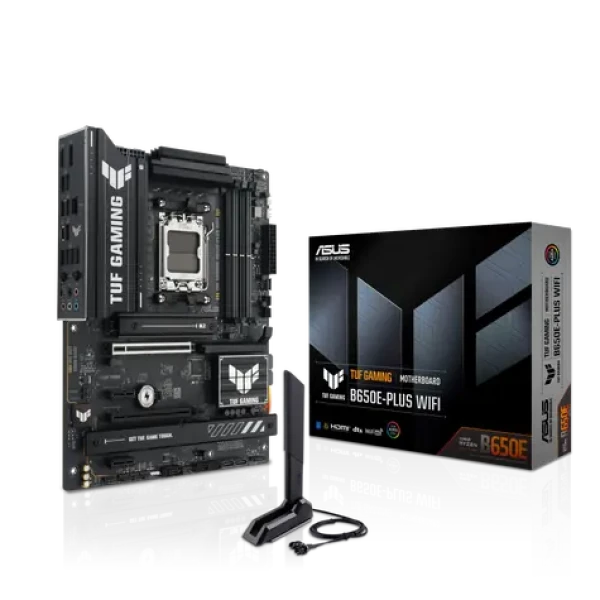 ASUS TUF GAMING B650E-PLUS WIFI / AMD B650 / DDR5 / SATA III RAID / USB / 2.5GLAN / M.2 / sc.AM5 / ATX (90MB1M20-M0EAY0)