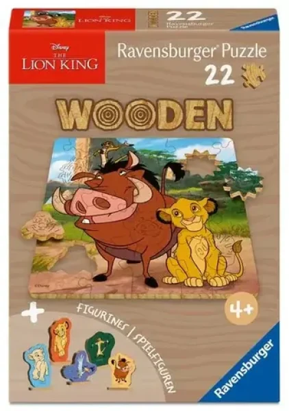 Ravensburger Drevené puzzle Disney: Leví kráľ