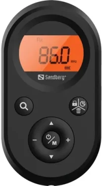 Sandberg Recharge vreckový FM+AM rádio čierna / 500mAh (421-02)