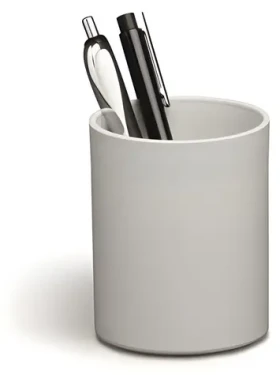 Durable ECO Stojanček na písacie potreby šedý / Stojanček na ceruzky / recyklovaný plast / O 8 cm (775910)