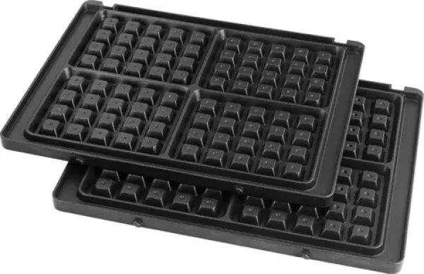 ECG ND KG 2033 Waffle set / Náhradné vaflovacie dosky / pre gril KG 2033 Duo Grill amp; Waffle / rozmery: 29x23 cm / 2 ks (100001163861)