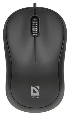 Defender Patch MS-759 čierna / Drôtová optická myš / 1000 DPI / USB / 1,1 m (52759)