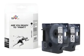Kompatibilná páska TBTD-40913 pre Dymo čierna/biela / Páska do štítkovača / 9 mm / 7 m / D1 / 2 ks (TBTD-40913)