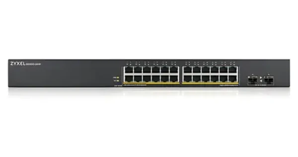 ZyXEL GS1900-24HP v2 / Switch / SMART Managed PoE / 24x Gigabit RJ45 / 2x Gigabit SFP / PoE budget 170W (GS190024HPV2-EU0101F)