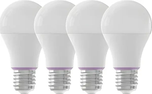 Yeelight W4 E27 4ks / Múdra LED žiarovka / Stmievateľná / 9W / 806lm / 2700-6500K / Wi-Fi (YLQPD-0012-4pc)