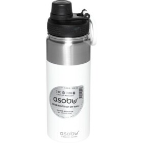 Asobu Alpine Flask Bottle White 0.53 L / termofľaša / chladný až 24 hodín / horúci až 12 hodín (TMF6 WHITE)