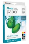 Colorway Samolepiace papier matný / Samolepiace etikety / A4 / 88 g/m2 / 4× 105×148 mm / 100 hárkov (PMS884100A4)