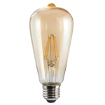 Xavax LED Filament žiarovka / E27 / 410 lm (nahrádza 36 W) / vintage tvar / jantárová / teplá biela