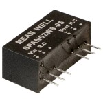 MEAN WELL SPAN02W8-05 DC / DC menič napätia 5 V 0.400 A 2 W; SPAN02W8-05