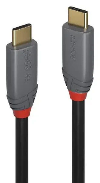 Lindy USB-C 1,5 m černá / Kabel / USB 3.2 / USB-C - USB-C / 10 Gbit/s / 5 A (36902)
