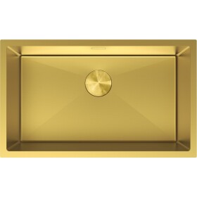 MEXEN - Trixo oceľový drez 1-bowl 750 x 440 mm, zlatá 6415751000-55