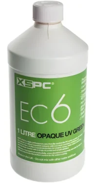XSPC EC6 nepriehľadná zelená / Chladiaca kvapalina / 1 l / UV aktívna (5060175589064)