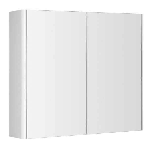 AQUALINE - DENEB galérka 80x70x18cm, biela mat DN080