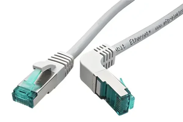 EFB Cat6a S/FTP 3M šedá / Patch kábel / lomený konektor / RJ-45 / LSOH (MK6001W.3G)