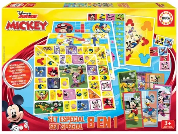 Educa Súbor hier Mickey a priatelia 8v1