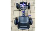 Mamido Detská šliapací motokára s nafukovacími kolesami A-15 modrá