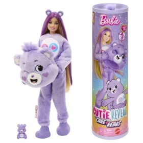 Mattel Barbie cutie reveal barbie a starostliví medvedíky - fialová