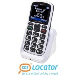 Aligator A321 Senior bielo-šedá / CZ / 1.8 / Dual-SIM / microSD (A321WT)