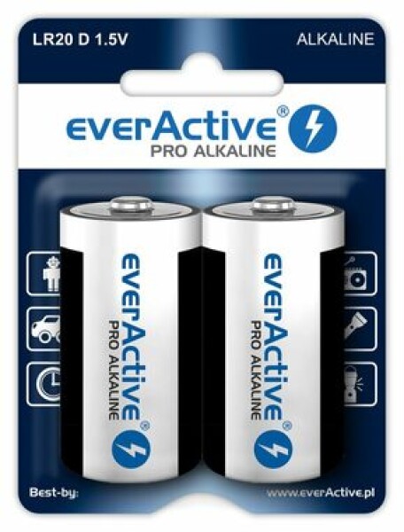 EverActive Pro Alkalické batérie D (LR20) 2ks (EVLR20-PRO)