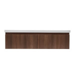 Kúpeľňová skrinka s umývadlom SAT Evolution 118x30x44,8 cm orech Aida mat SATEVO120NAU5 SATEVO120NAU5