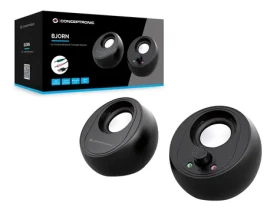 Conceptronic BJORN01B čierna / PC reproduktory / 2.0 / 10 W RMS / Bluetooth 5.0 / USB (BJORN01B)
