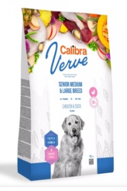 CALIBRA dog VERVE GF senior M/L chicken/duck