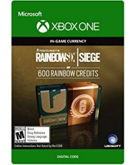 XONE Tom Clancy#39;s Rainbow Six: Siege - 600 Rainbow kreditov / Elektronická licencia / Akčné / od 18 rokov / Herná mena (7F6-00105)