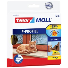 Tesa P-PROFILE 05390-00101-00 tesniaca páska tesaMOLL® hnedá (d x š) 6 m x 9 mm 1 ks; 05390-00101-00