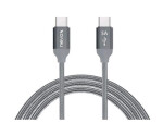 Nevox Kábel USB-C (M) - USB-C (M) 1 m šedá / 100W (4250686406535)