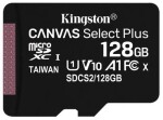 Kingston Canvas Plus microSDXC 128GB / UHS-I V10 / U1 / Class 10 (SDCS2/128GBSP)