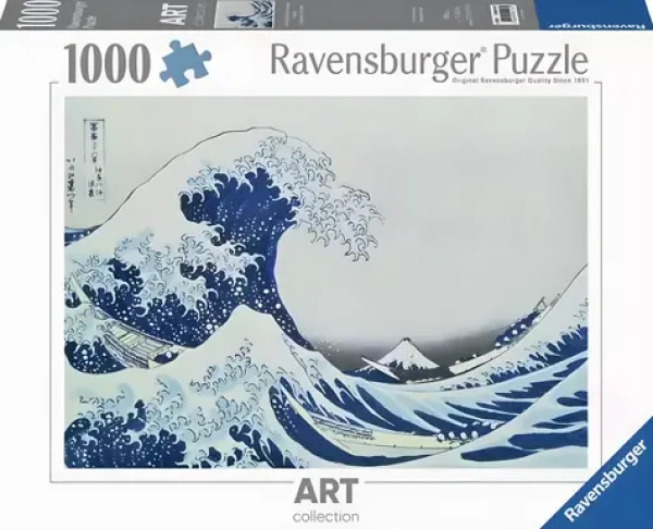 Ravensburger Puzzle Art Collection: Veľká vlna pri pobreží Kanagawy