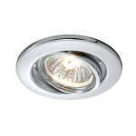 Deko Light Einbauring 89 GU5.3 686869 krúžok pre stropnú montáž LED , halogénová žiarovka GU5.3, MR 16 50 W strieborná; 686869