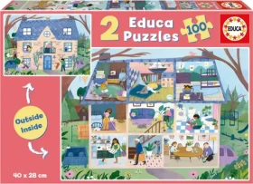 Educa Puzzle Outside Inside Dom