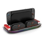 IPega SW2210 Multifunkčný Nabíjací RGB Stojan pre Nintendo Switch 2 čierna (57983127240)