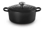 Le Creuset Signature Hrniec s pokrievkou 24 cm čierna (21177240000430)