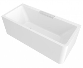 POLYSAN - CASCATA L MONOLITH obdĺžniková vaňa 180x80x60cm, kaskáda nerez 73836ML.100