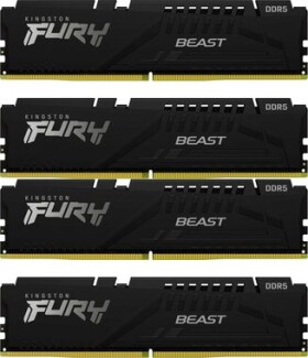 Kingston Fury Beast Black 64GB (4x16GB) DDR5 6000MHz / CL40 / DIMM / XMP (KF560C40BBK4-64)