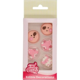Cukrové zdobenie 12 ks dievčatko/bábätko - FunCakes - FunCakes