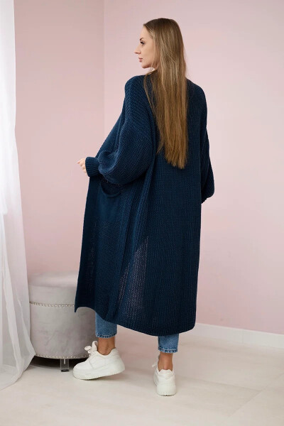 Dlhý svetrík Tmavý denim UNI