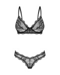 Dámsky zvodný set Perisia 2-PCS Set Black - Obsessive M/L