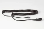 Auerswald špirálový telefónny kábel RJ9 pre Comfortel / Kábel / Quick Disconnect / čierna (90080)