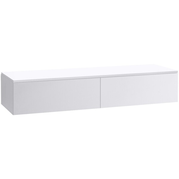 CERANO - Kúpeľňová skrinka pre umývadlá na dosku Noira - biela matná - 150x28x48 CER-8050BD7615