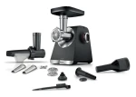 BOSCH Serie 6 MFWS650B čierna, strieborná / Elektrický mlynček na mäso / 500 W / 3,5 kg/min / 2 rýchlosti (MFWS650B)